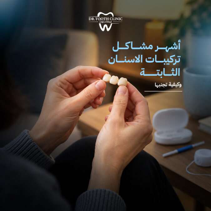 مشاكل تركيبات الاسنان الثابتة