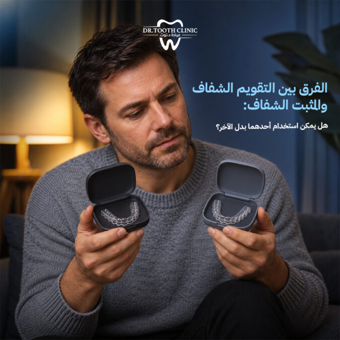 الفرق بين التقويم الشفاف والمثبت الشفاف